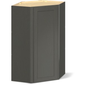 RELIABILT Parkstone II Wall Cabinet, Slate Stained, 24" W, 1 Door, Fully Assembled - 641461 | Lowe's Pro Supply